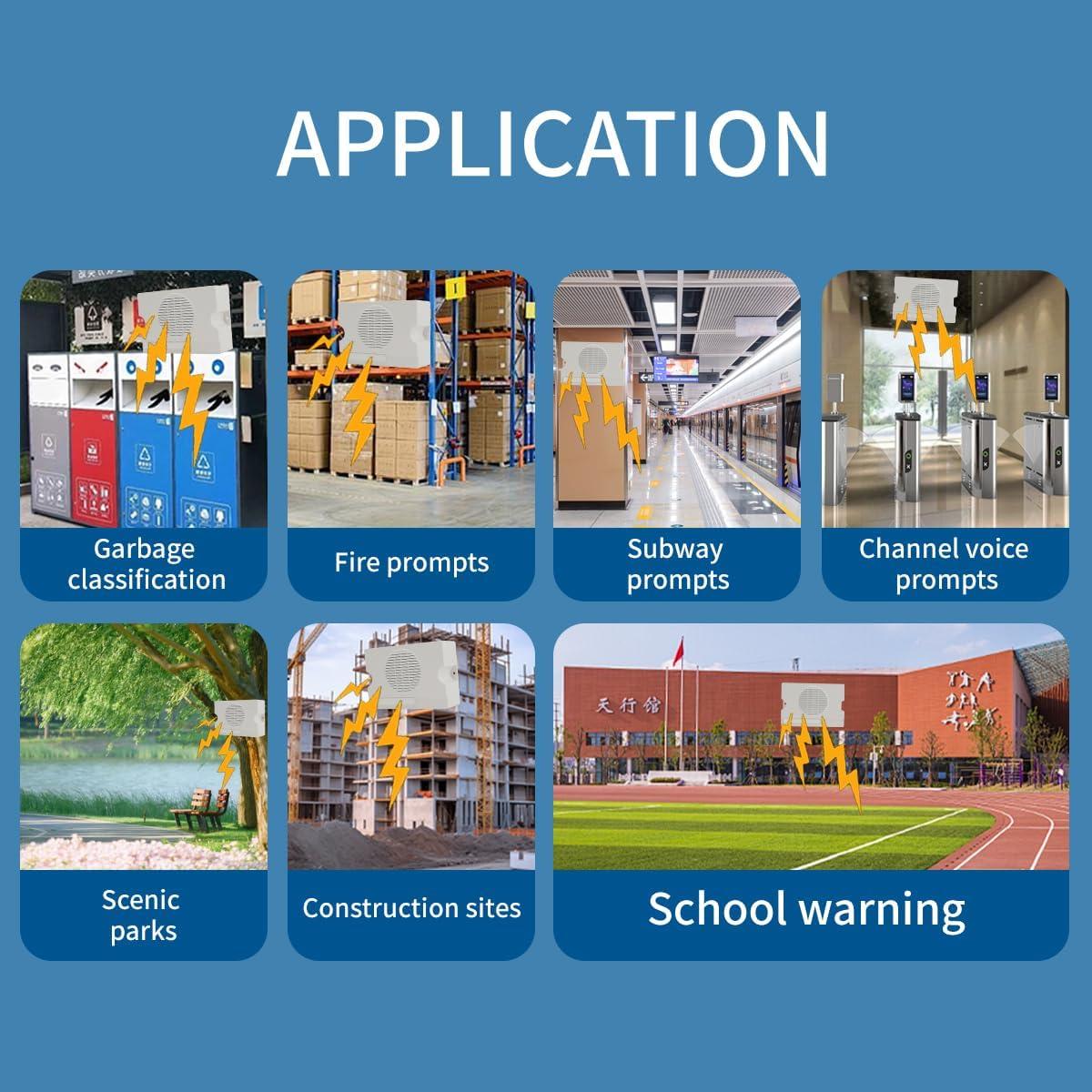 Alarma de Voz Industrial JRGKJCP JR-Y5610 20W 12V