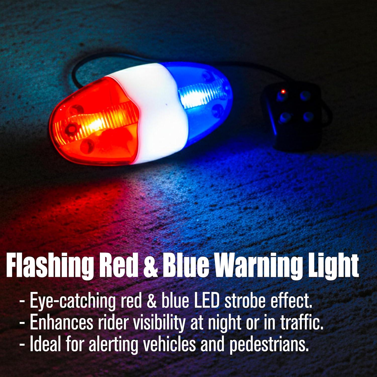 Luces de Bicicleta KH866 con Sirena LED para Niños