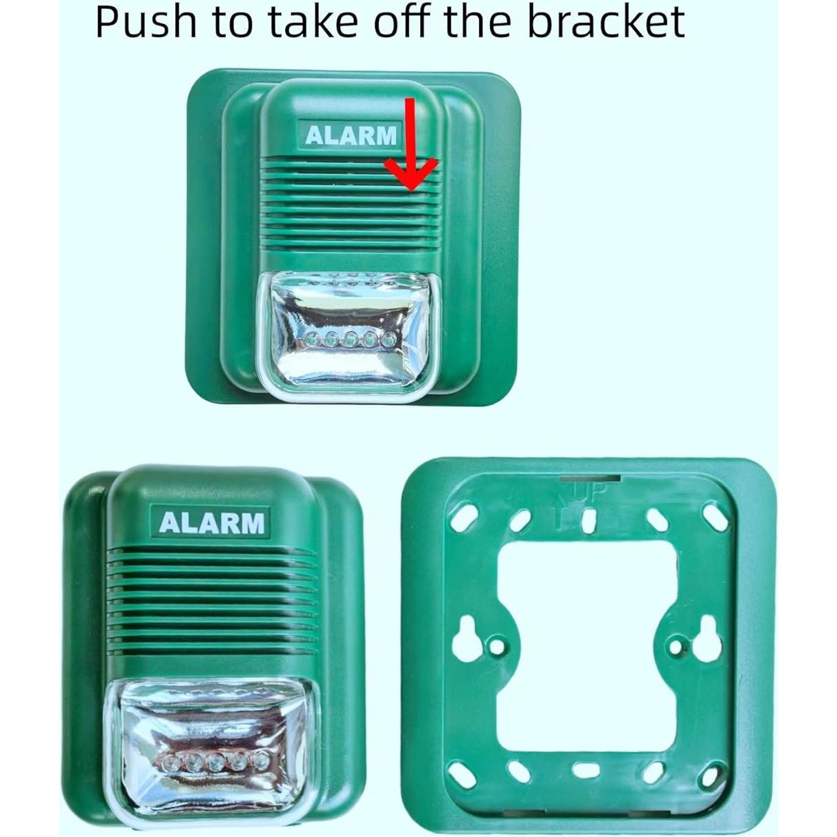 Sirena Estroboscópica 110dB Nmifoan 9-24V con 3 Tonos