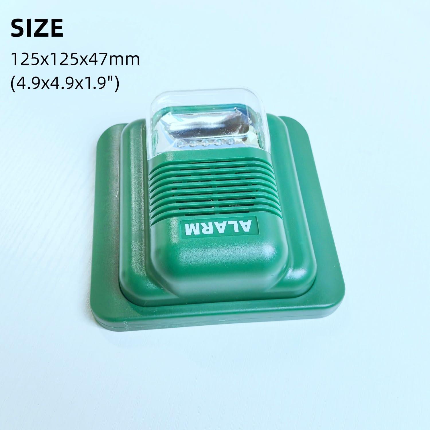 Sirena Estroboscópica 110dB Nmifoan 9-24V con 3 Tonos