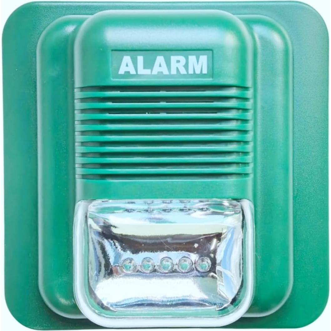 Sirena Estroboscópica 110dB Nmifoan 9-24V con 3 Tonos