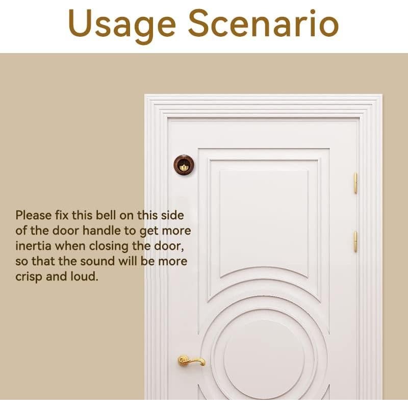 Campana de Tienda Gaoze - Timbre Magnético Decorativo 10 cm