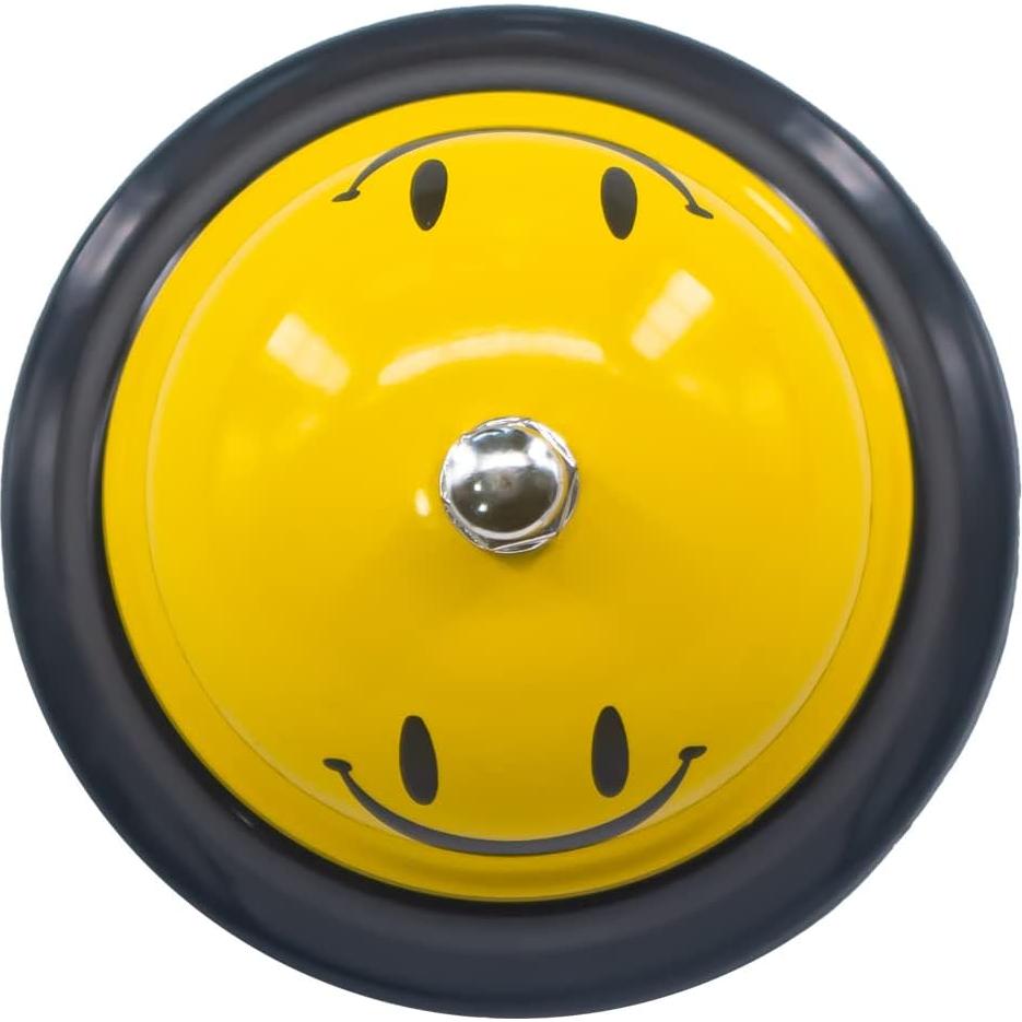 Paquete de 2 Timbres de Llamada LNAUJS Metal 8.5 cm Amarillo