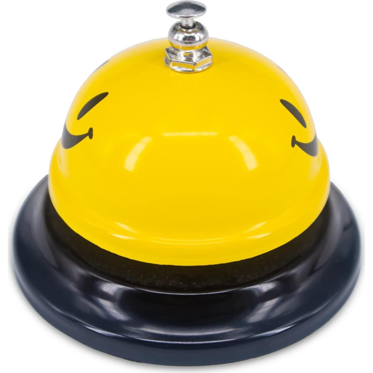 Paquete de 2 Timbres de Llamada LNAUJS Metal 8.5 cm Amarillo