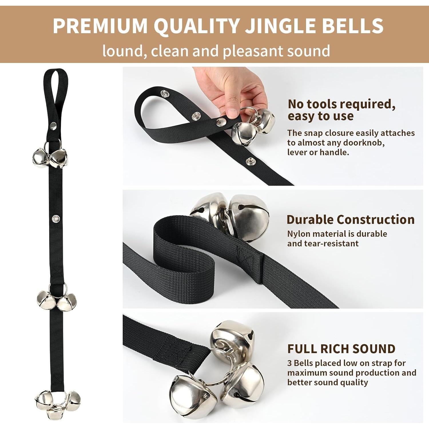 Campanas para Perros Luckyiren Ajustables para Entrenamiento