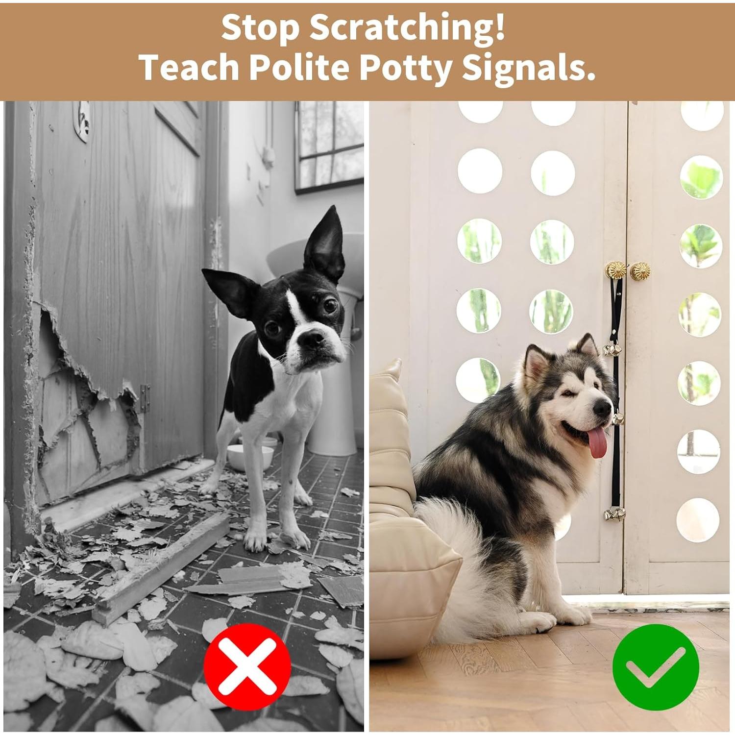 Campanas para Perros Luckyiren Ajustables para Entrenamiento