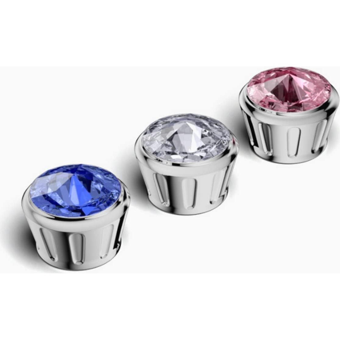 Tapa de Tornillo de Matrícula Moioee 4PCS Antirrobo Blanco