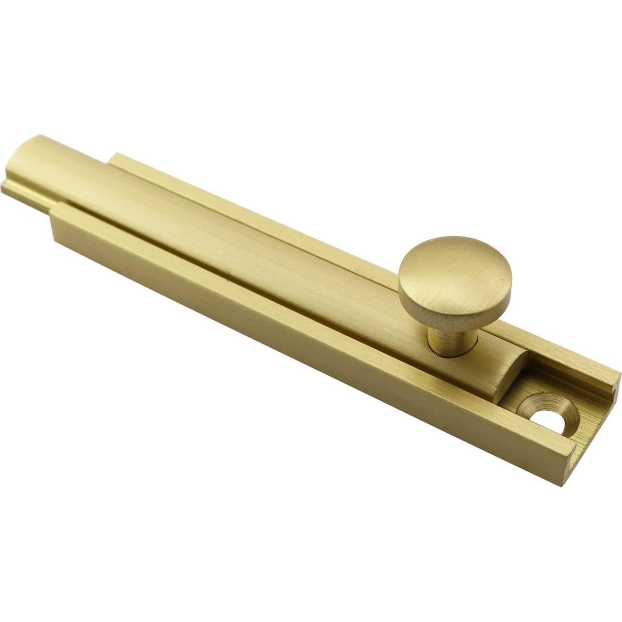 Cerradura de Deslizamiento de Pestillo LQ Industrial Dorado 7.62 cm