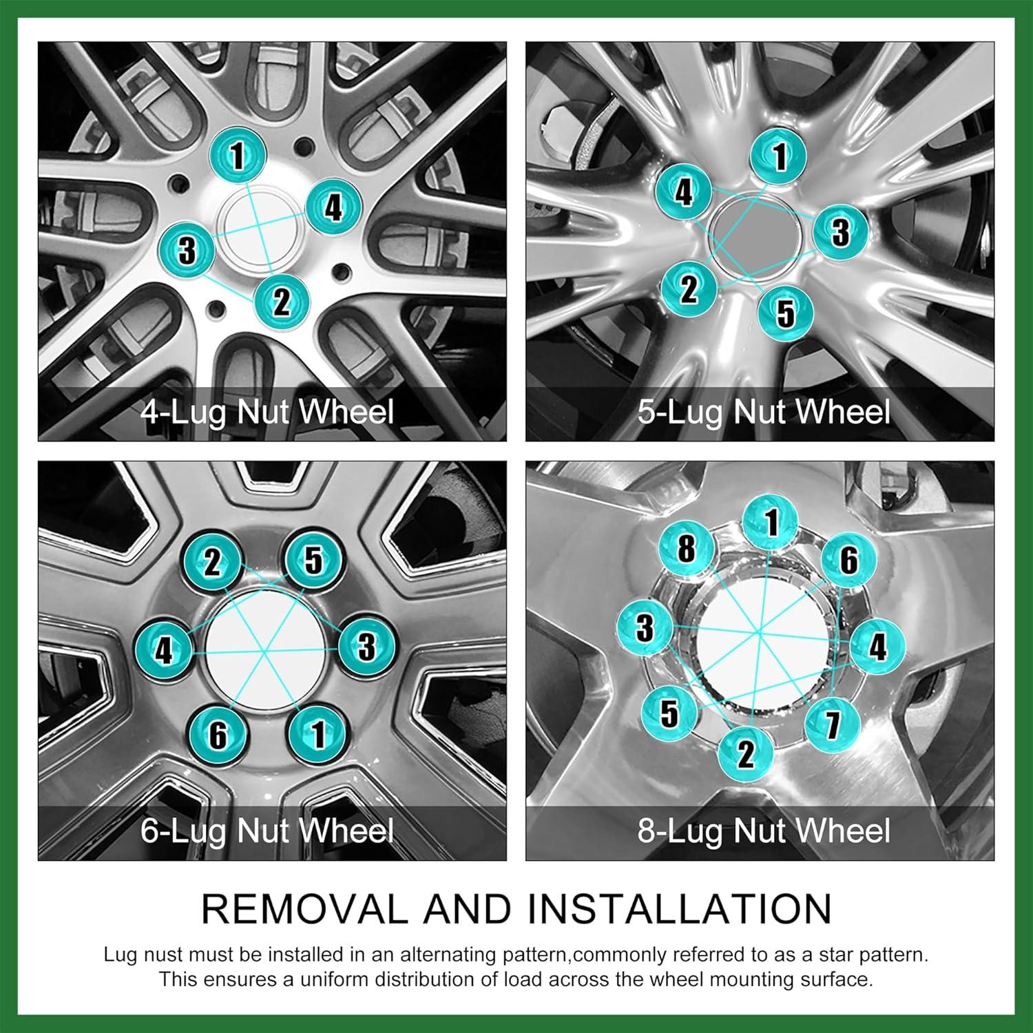 Juego de Pernos de Rueda Motoforti M12 x 1.5 Cromo 8 Piezas