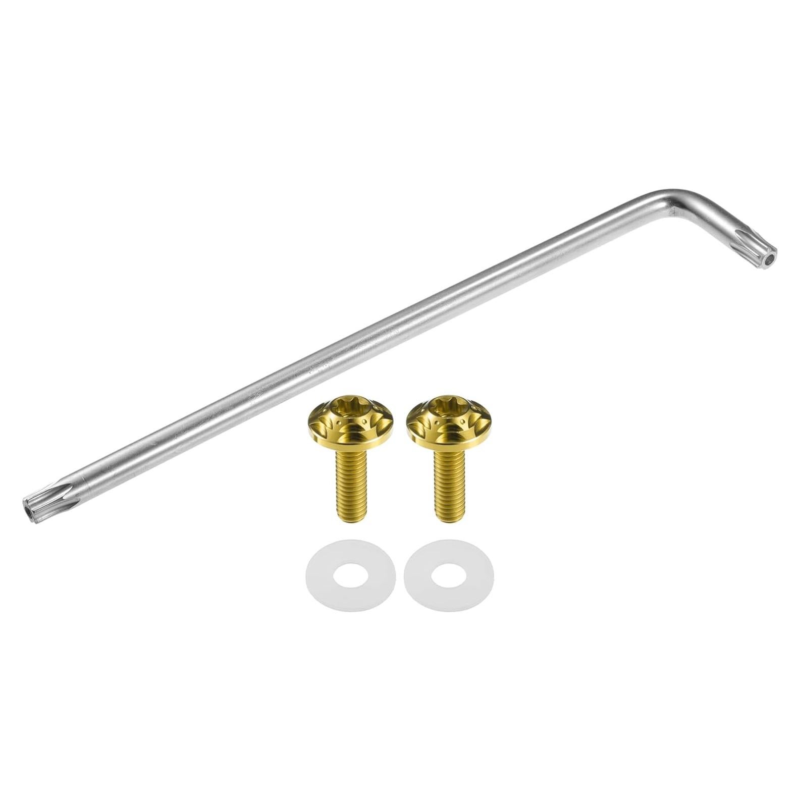 Set 2 Tornillos Antirrobo para Placa de Licencia Partuto