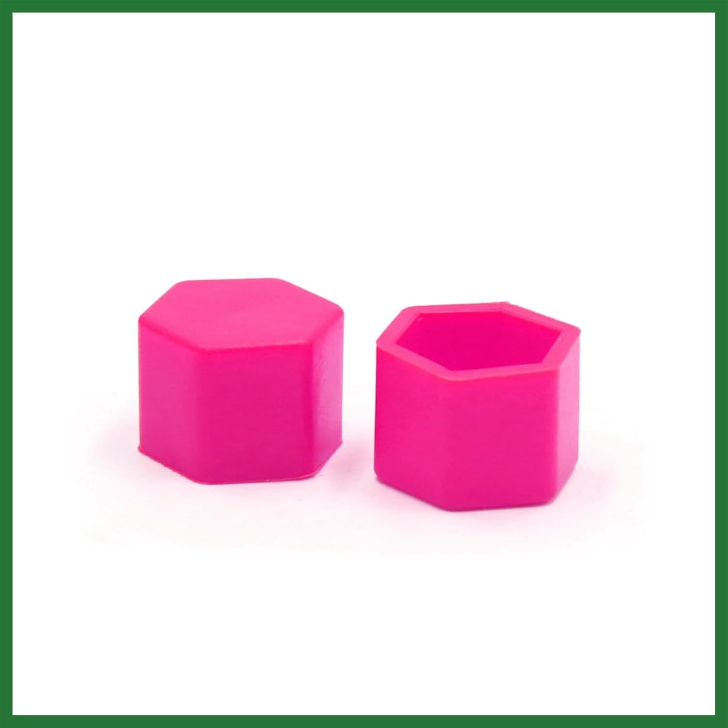 Tapa de Tornillo de Neumáticos Motoforti 20 Pcs 19mm Rosa