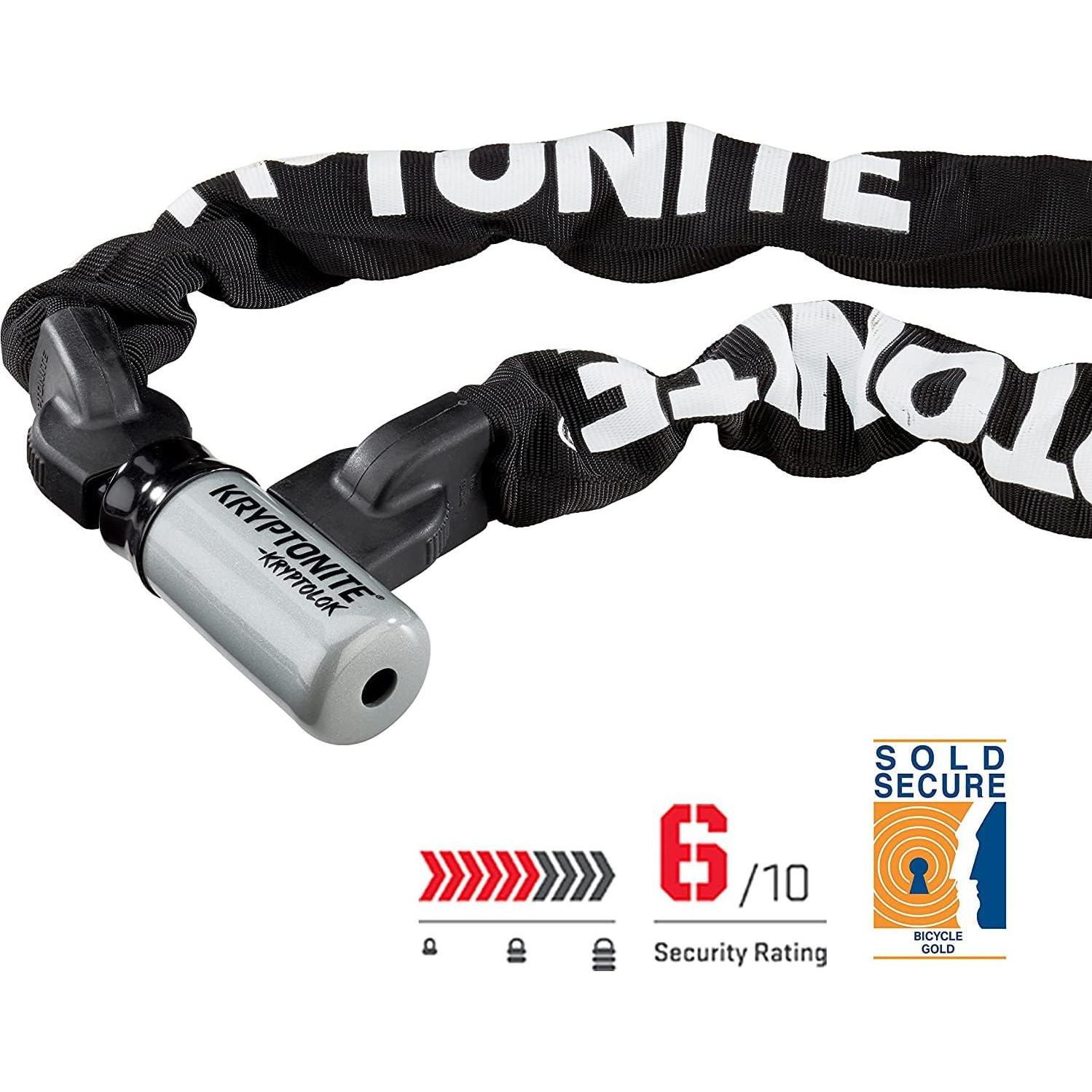 Candado de cadena Kryptonite Kryptolok 912 120cm 9mm acero