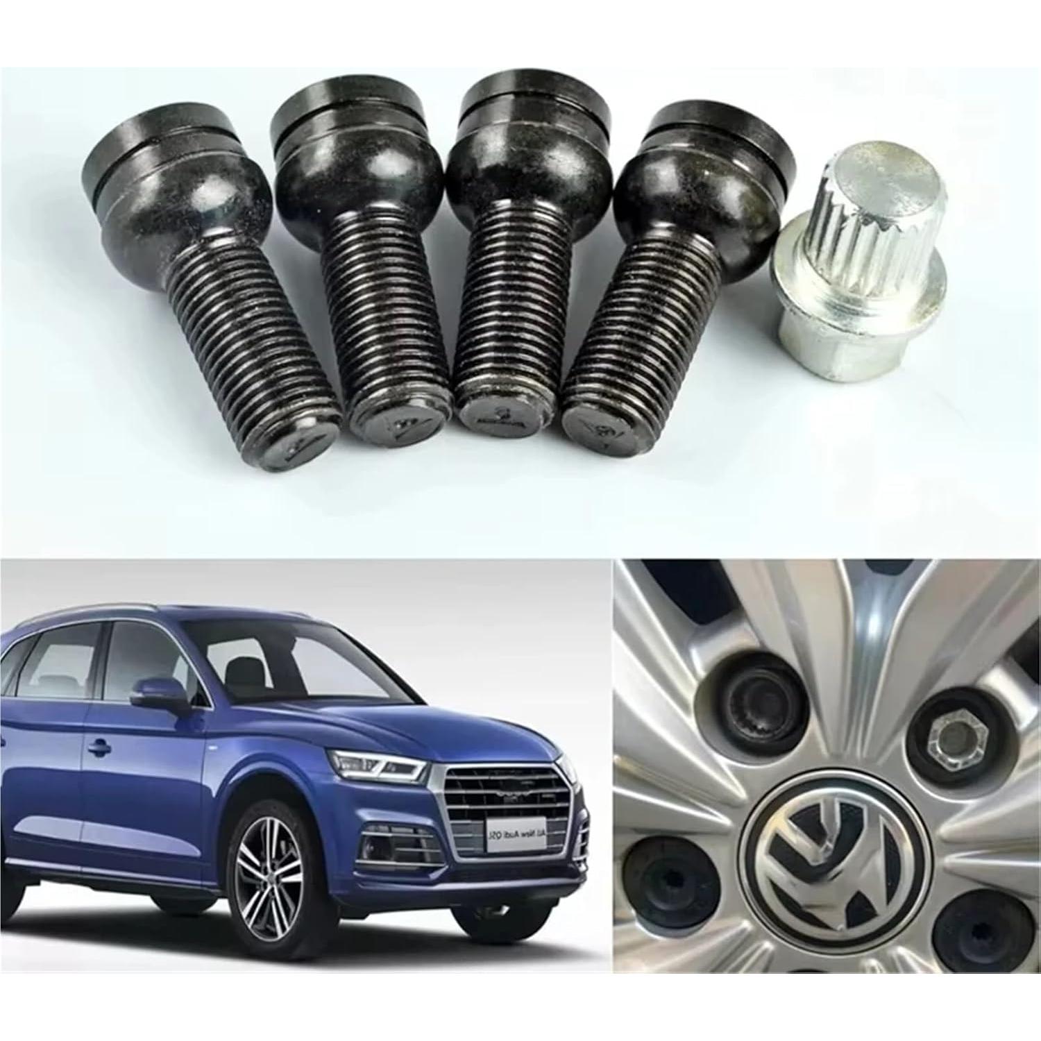 Juego de 5 Piezas Antirrobo para Ruedas VW - Juananu M14x1.5