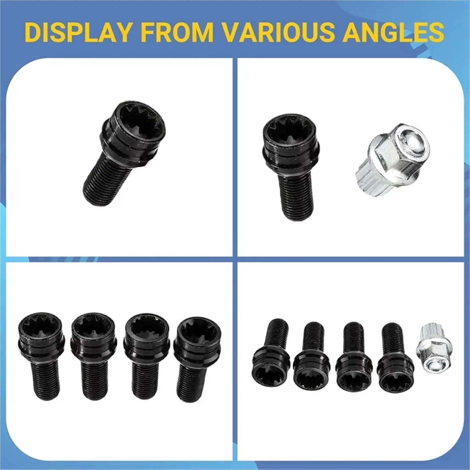 Juego de 5 Piezas Antirrobo para Ruedas VW - Juananu M14x1.5