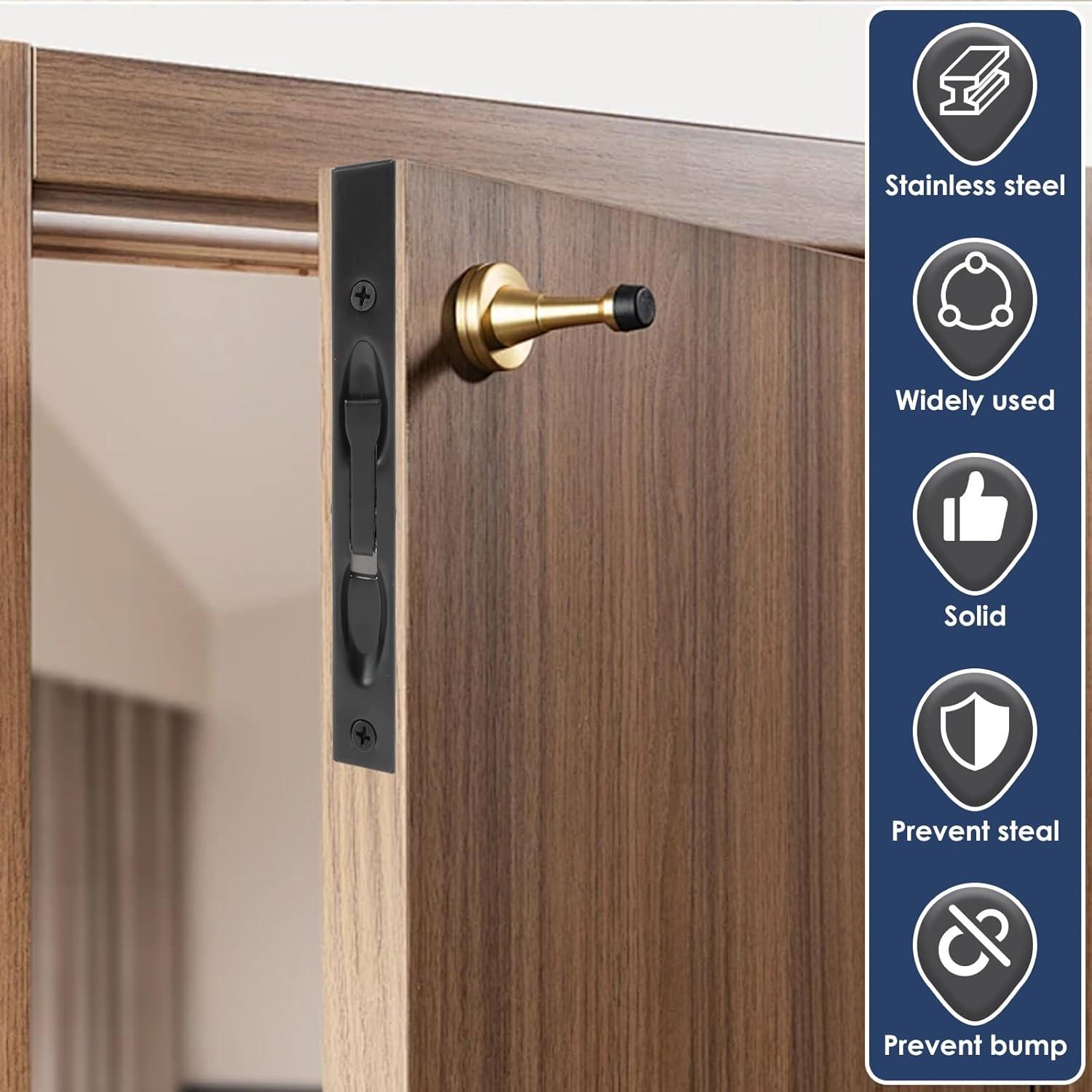 3 Piezas Pestillo Empotrado Acero Inoxidable BENGTING 15.2 cm