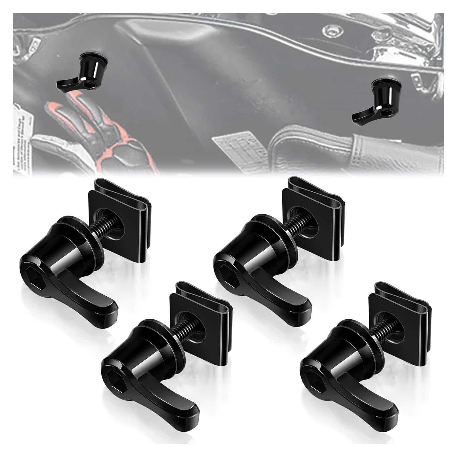 Kit de Tornillos de Montaje de Bolsa de Silla Amazicha - Antirrobo para Harley Davidson