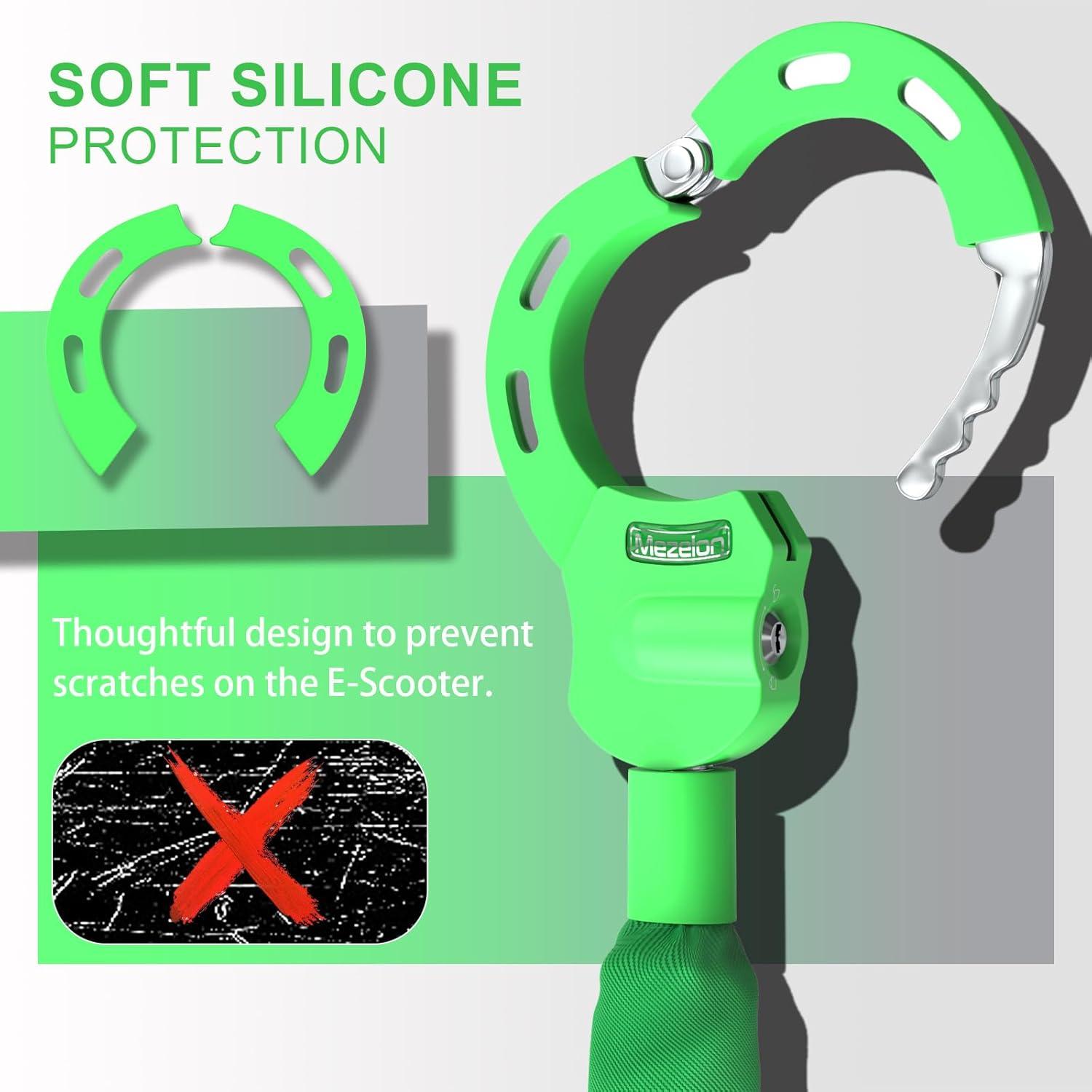 Candado de Cadena Antirrobo Mezelon 8mm para Scooter Eléctrico