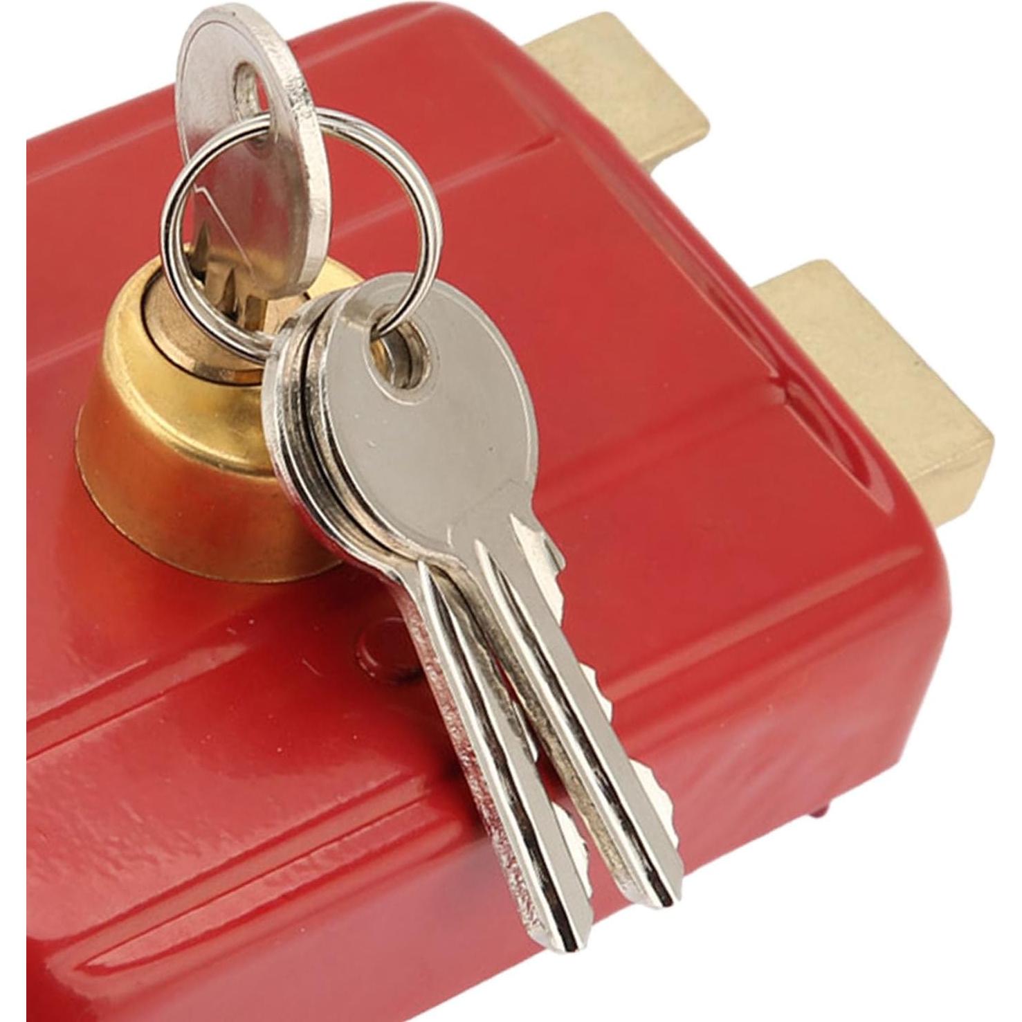 Cerradura de Seguridad Estink Rojo 45-55mm para Puertas