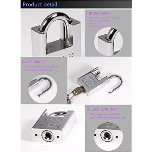 Candado de Cadena de Seguridad Xigugo 50cm Acero Endurecido