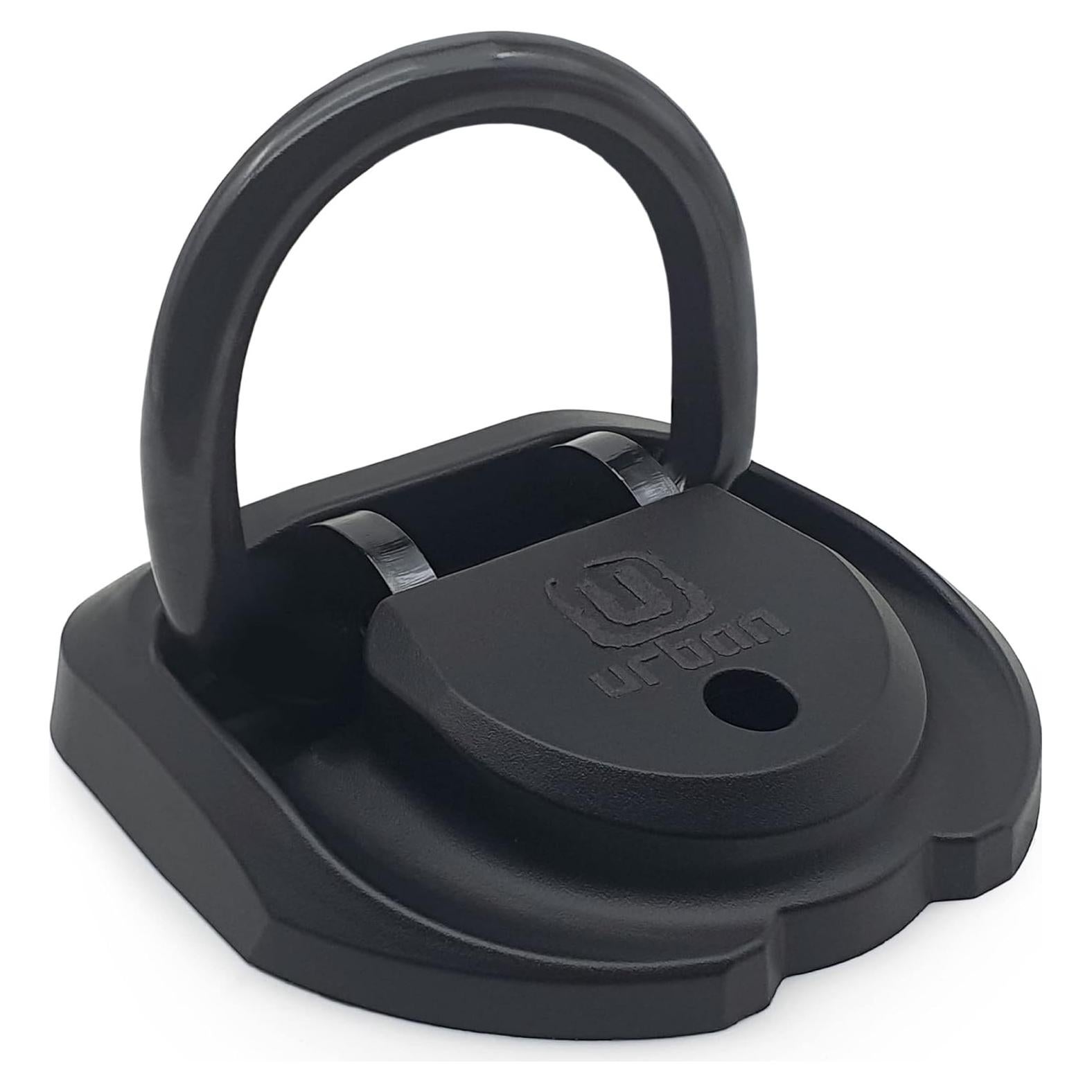urban UR55 Highest Tested Security Anchor for Motorcycle, Foldable ø14 Hardened Steel Ring, 4 Expansion Bolts, Anti-Theft Wall Ground Dloor Fixing for Garage, Trailer, Scooter, Bicycle Parking
