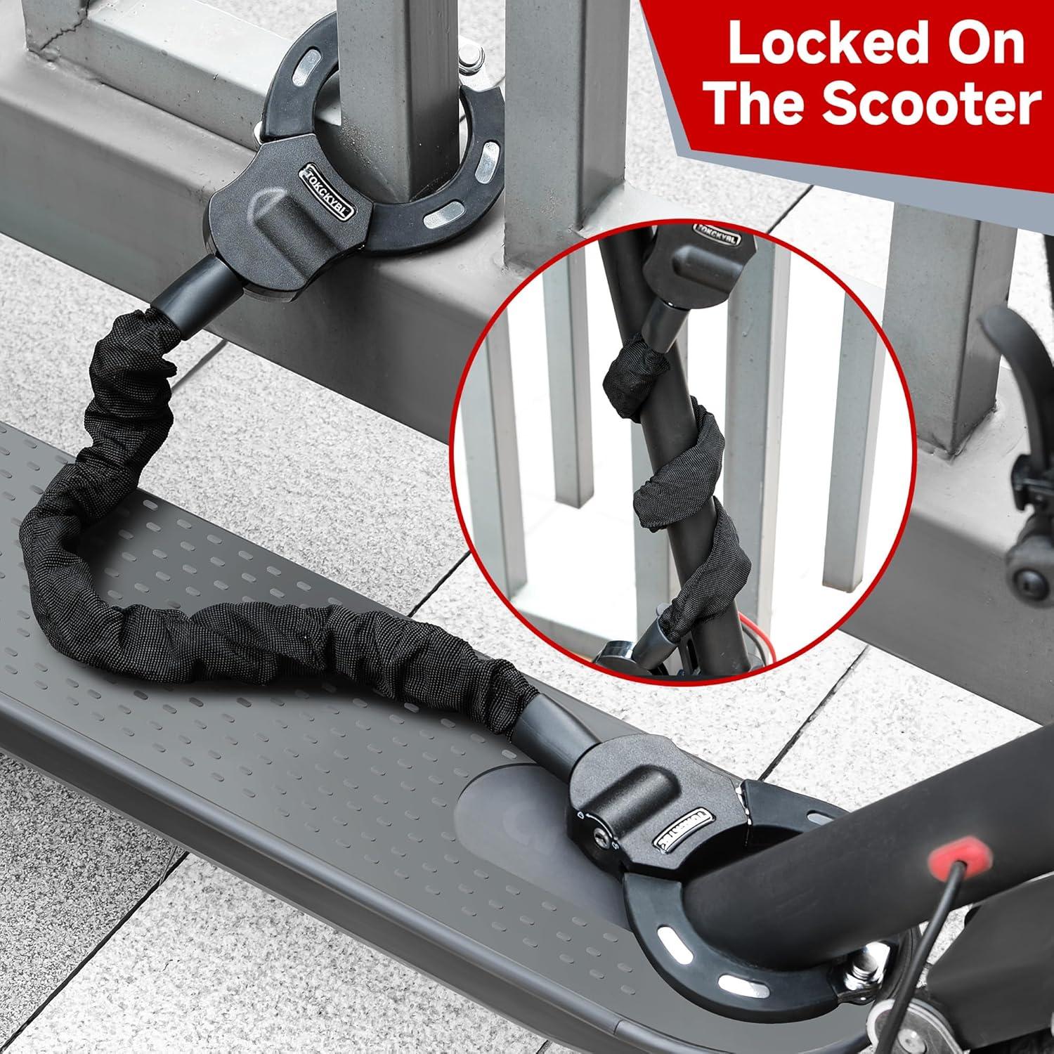 Candado de Cadena TOKCKYBL 94cm Alta Resistencia Antirrobo