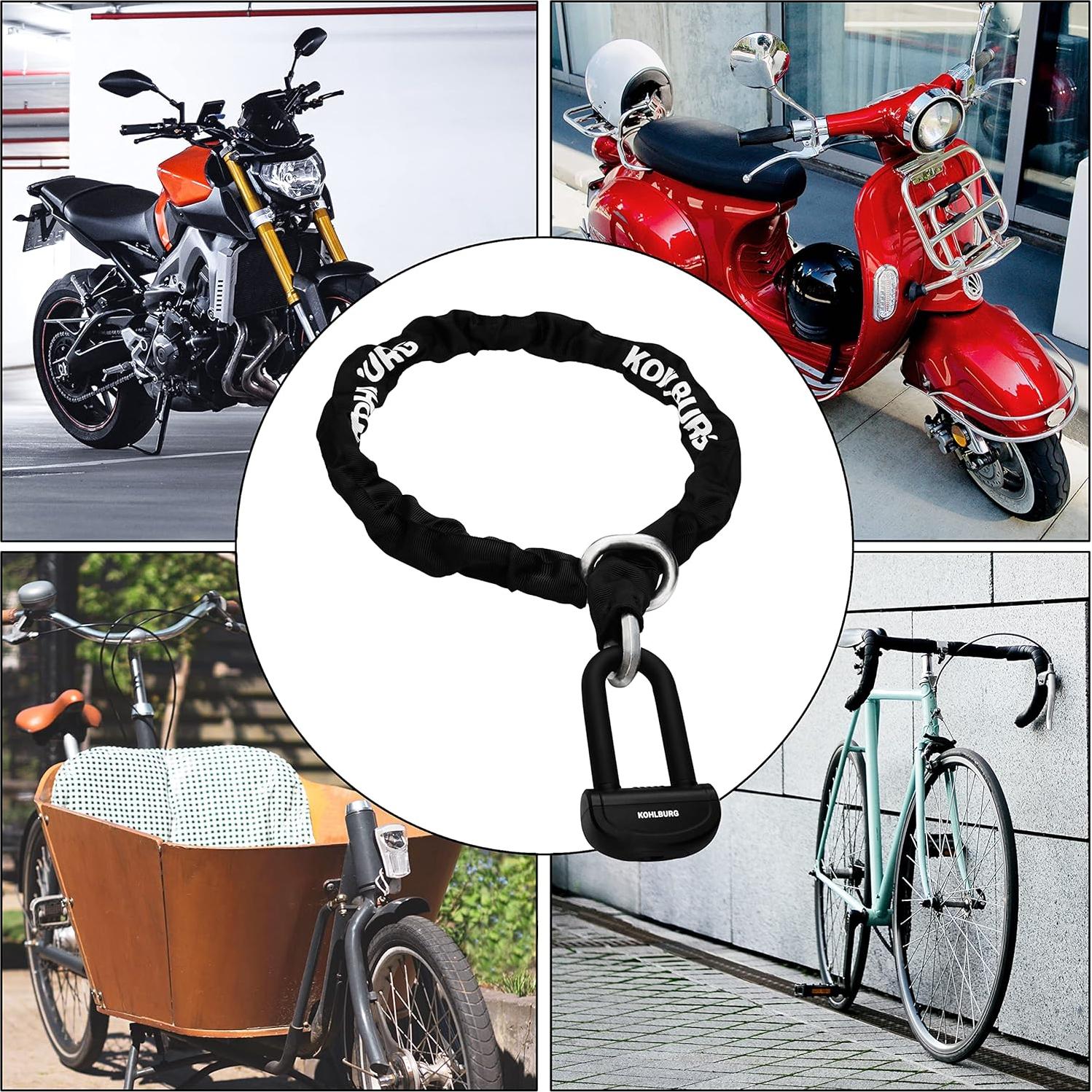 Candado de Cadena KOHLBURG Alcatraz 150 cm 6 kg Seguridad Alta