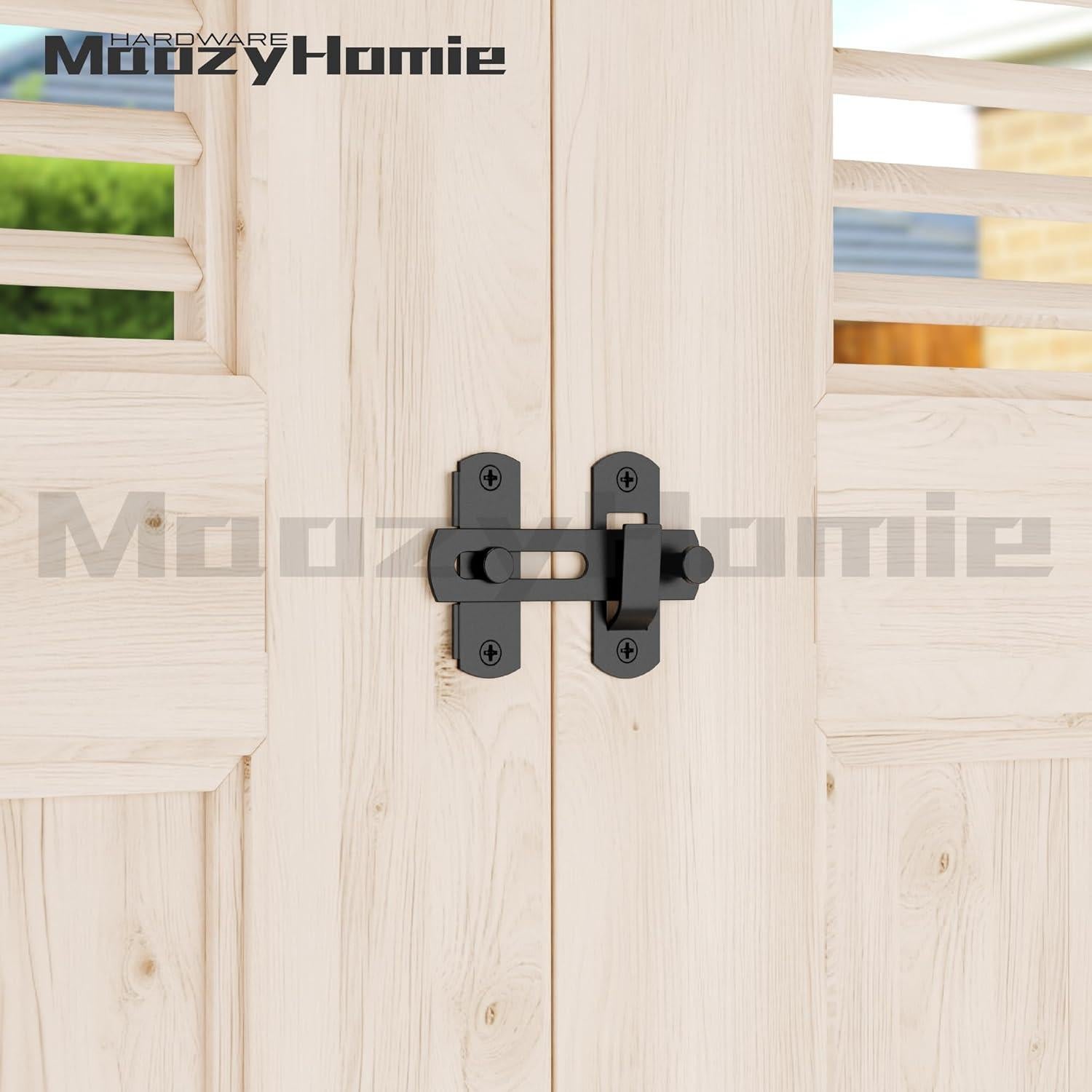 Cierre de Puerta Deslizante MaozyHomie 4 Pzas Acero Inoxidable