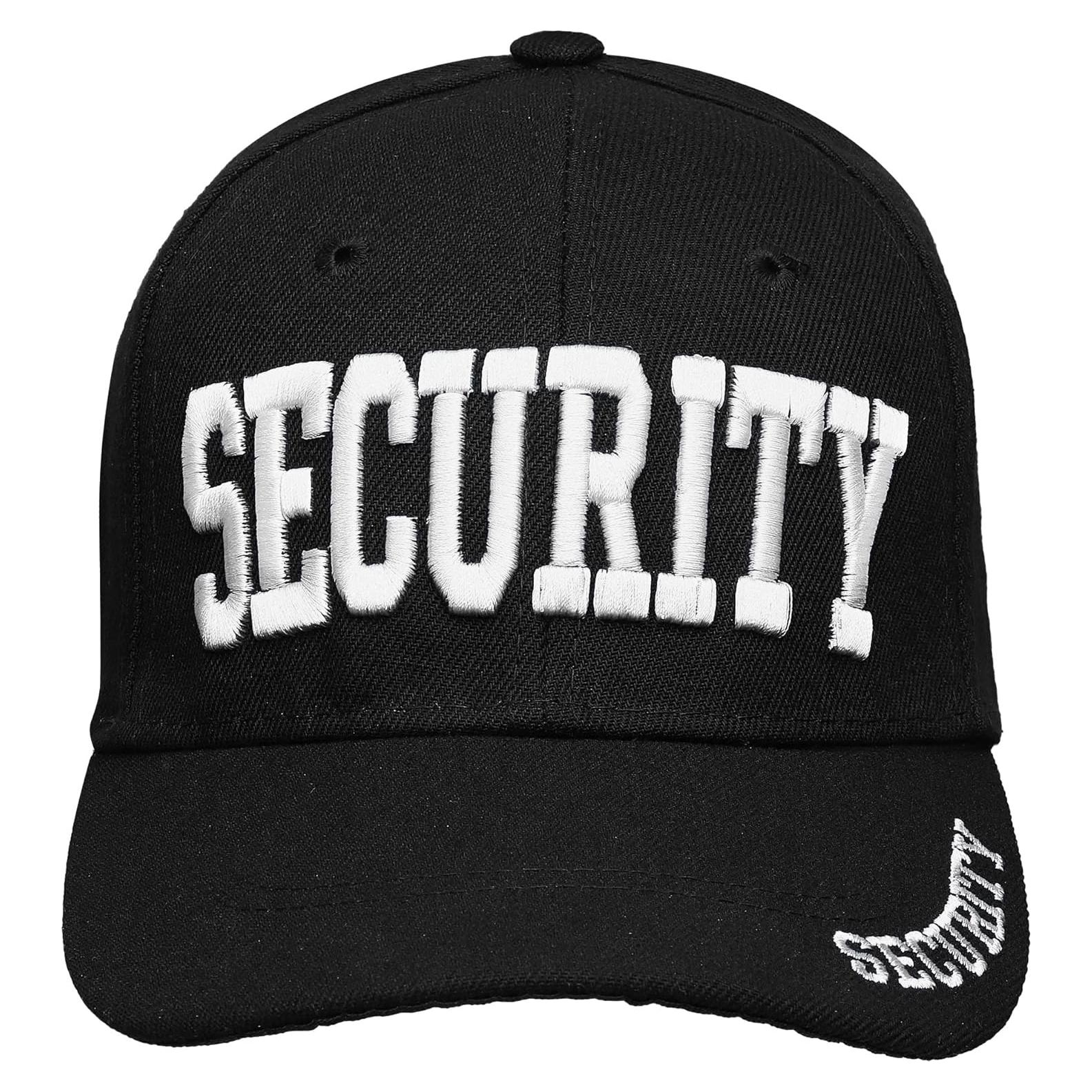 Gorra de Seguridad Ajustable Bordado Oro o Blanco 6 Paneles