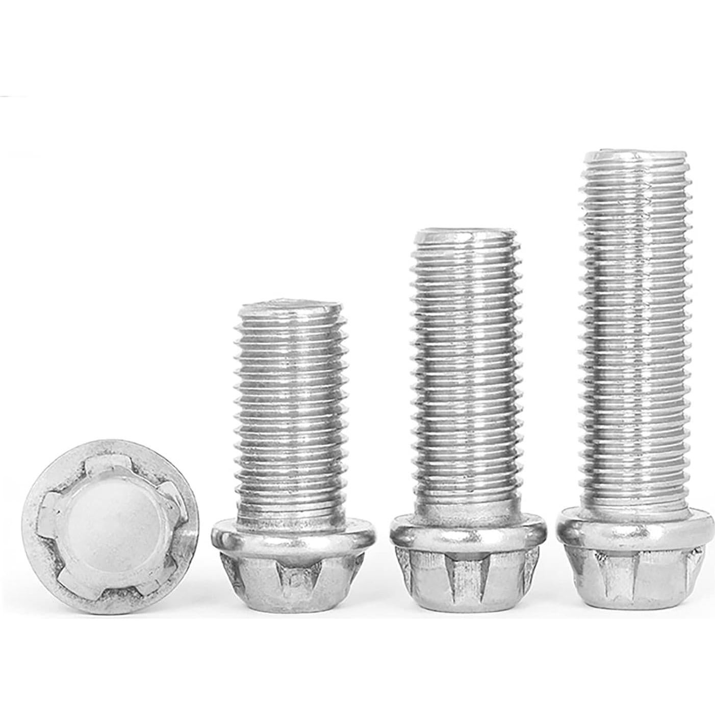 Pernos de Seguridad Antirrobo M16 x 40mm Acero Inoxidable 2 pcs