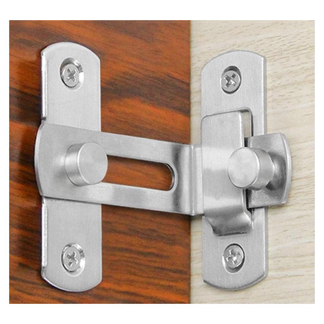 Cerradura de Pestillo Abatible WANLIAN 10.16 cm Acero Inoxidable