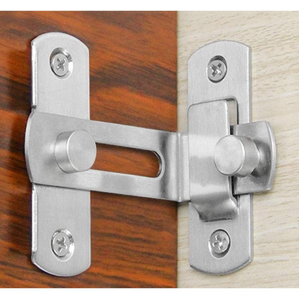 Cerradura de Pestillo Abatible WANLIAN 10.16 cm Acero Inoxidable