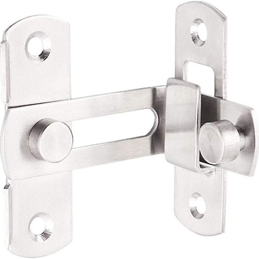 Cerradura de Pestillo Abatible WANLIAN 10.16 cm Acero Inoxidable