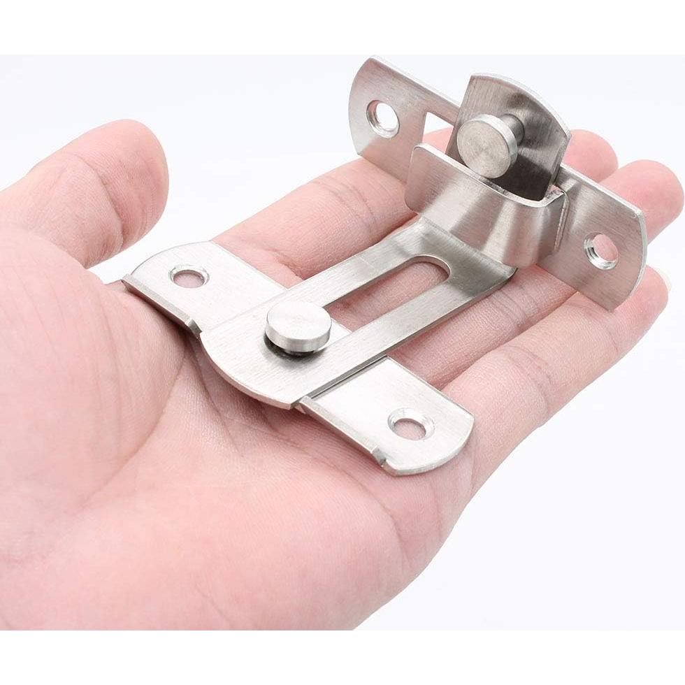 Cerradura de Pestillo Abatible WANLIAN 10.16 cm Acero Inoxidable