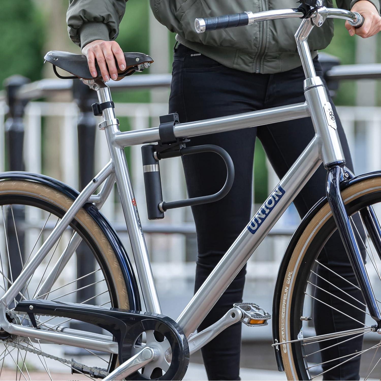 Candado U AXA Newton 300 mm Antirrobo Alta Resistencia