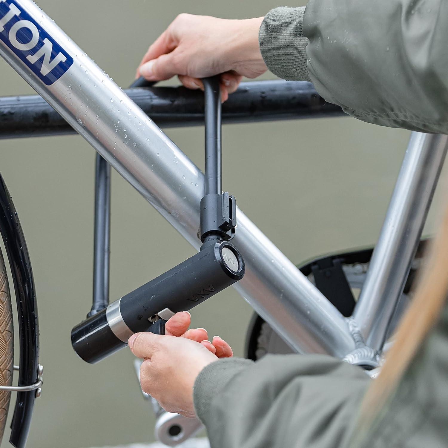 Candado U AXA Newton 300 mm Antirrobo Alta Resistencia