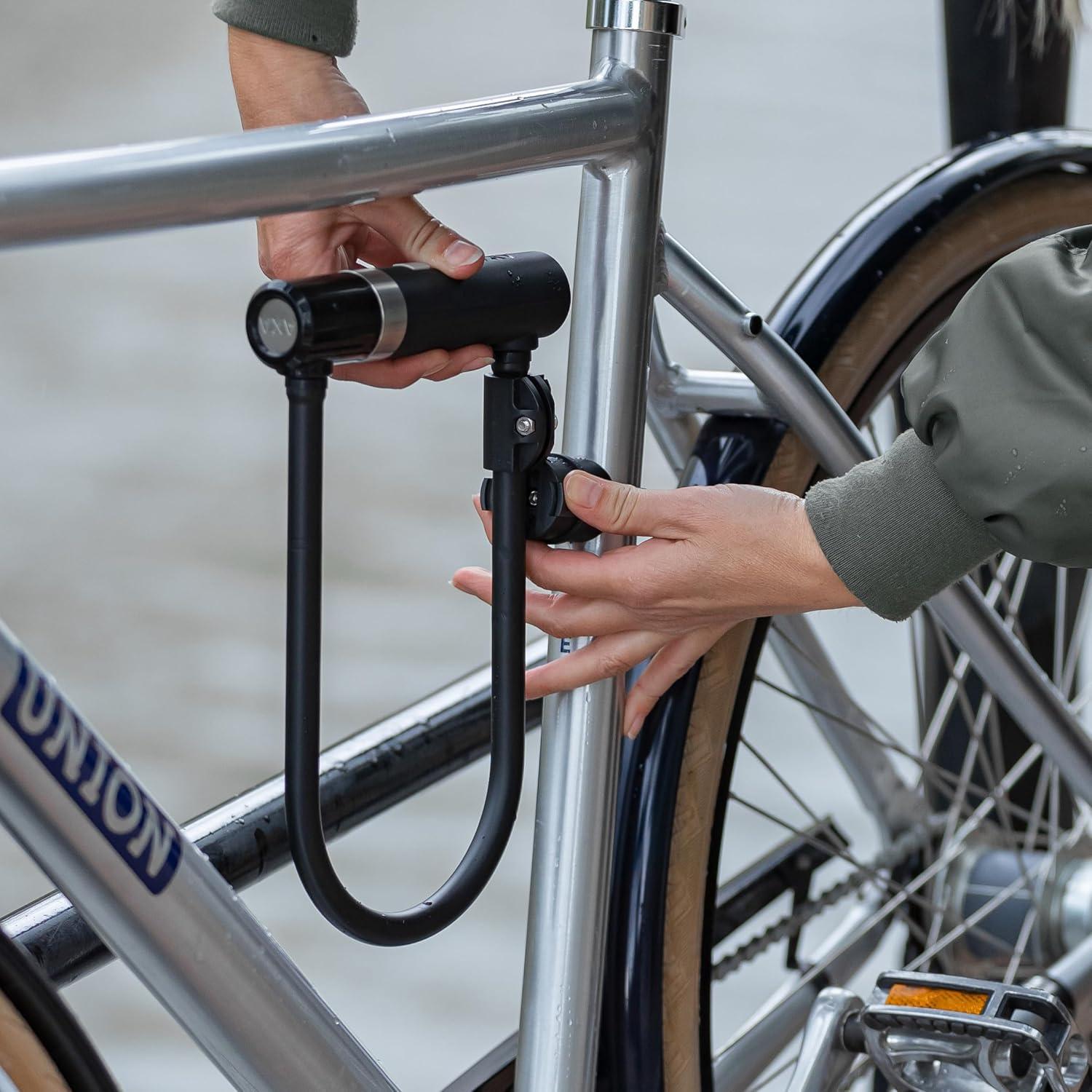 Candado U AXA Newton 300 mm Antirrobo Alta Resistencia