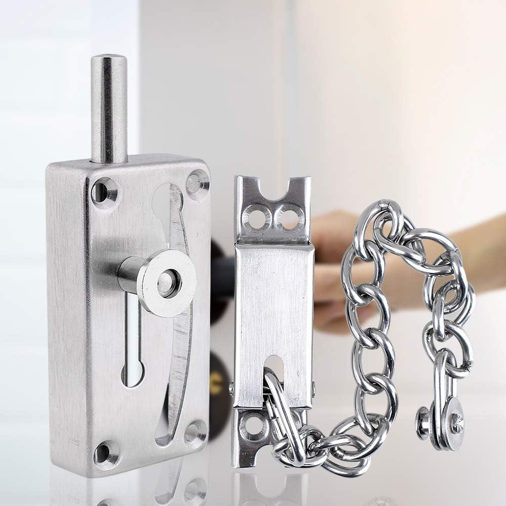 Cerradura de Pestillo Deslizante ZIJIA 180mm Acero Inoxidable