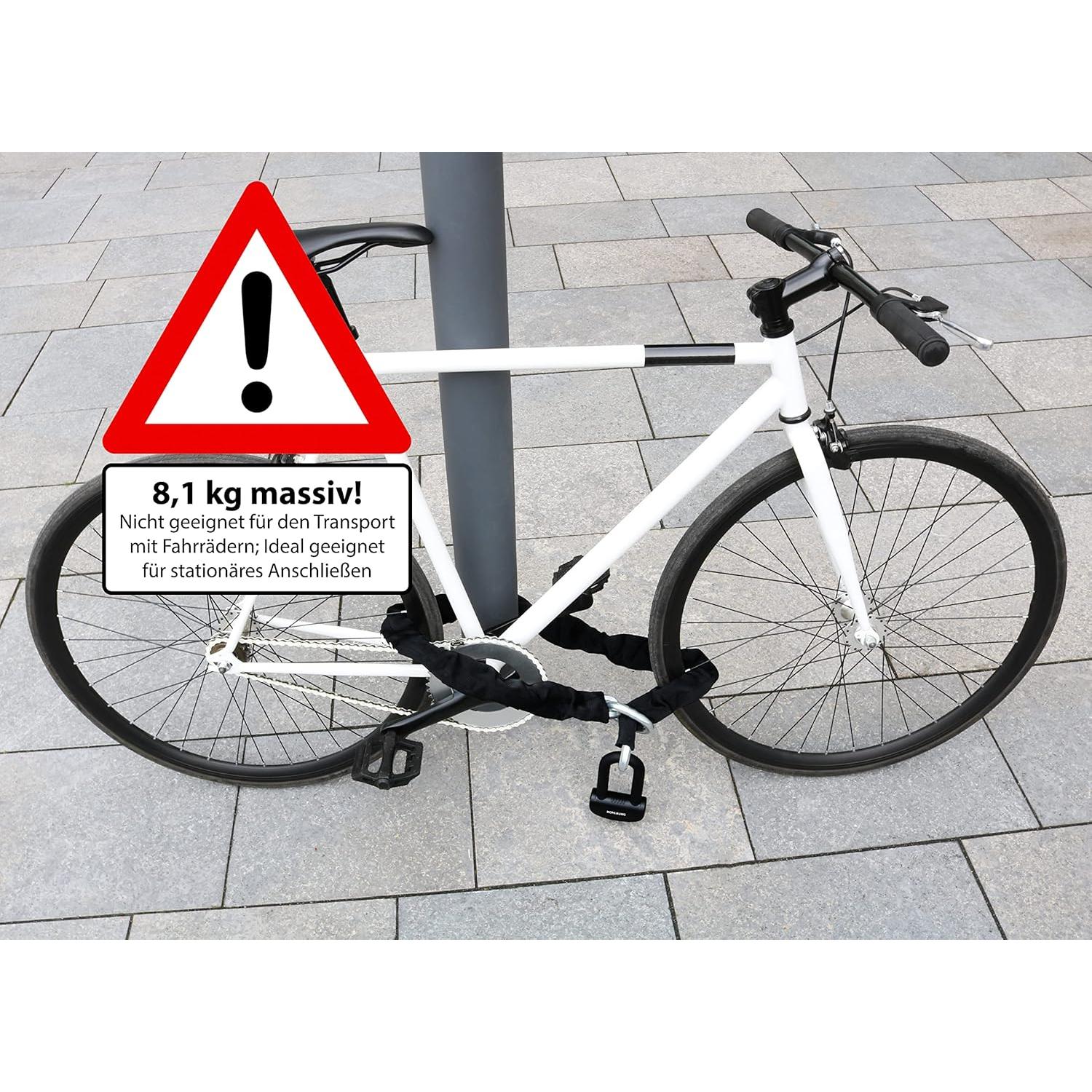 Cadena de Seguridad KOHLBURG Alcatraz 2.1m 8.1kg para Motocicleta