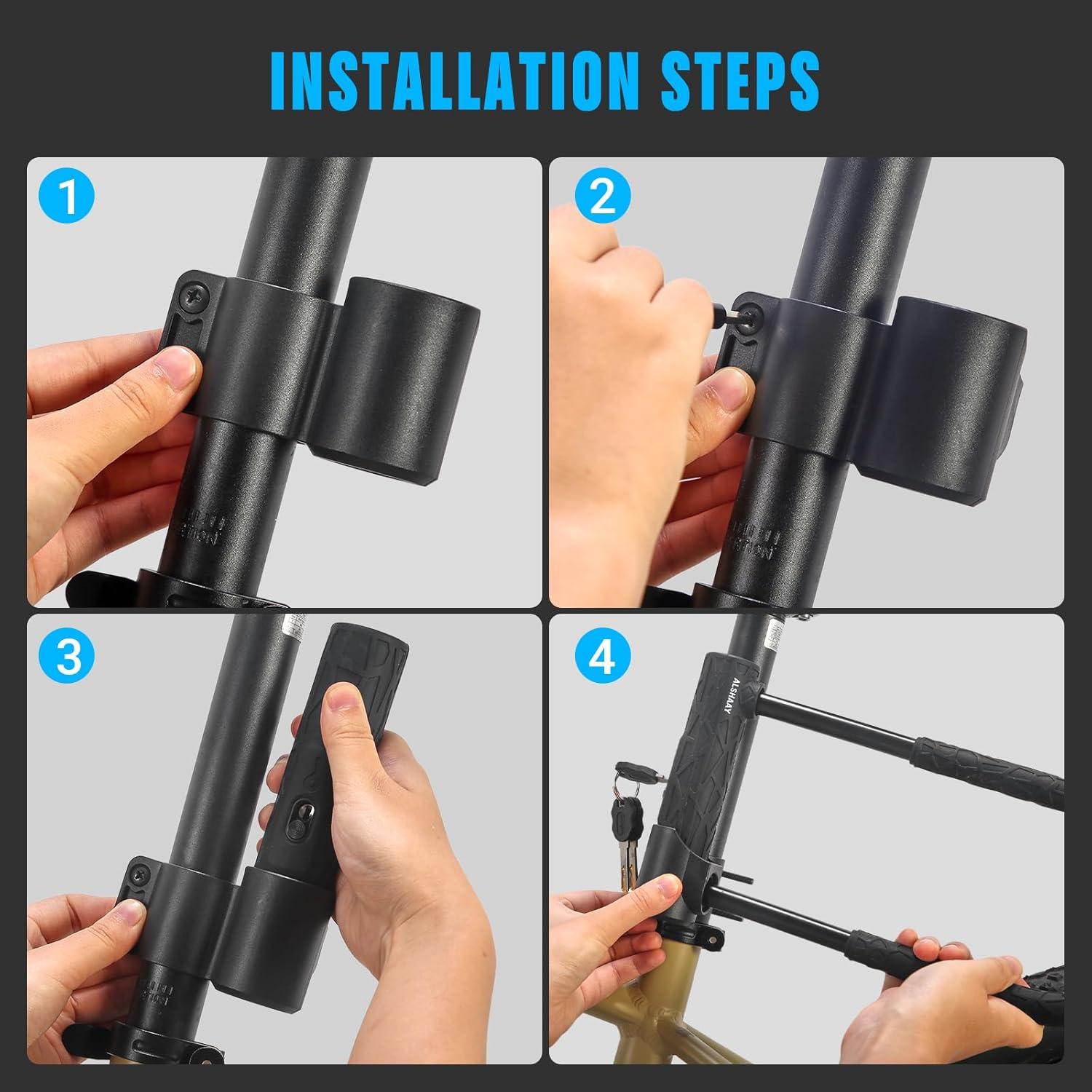 Candado U Alshaay para Bicicleta 12 Toneladas Resistencia