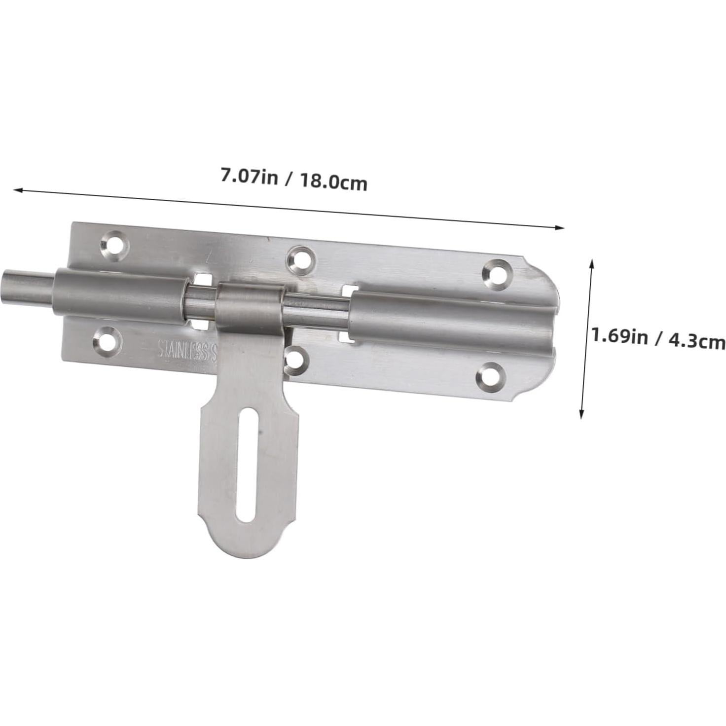Cerradura de Deslizamiento TEHAUX Acero Inoxidable 18cm