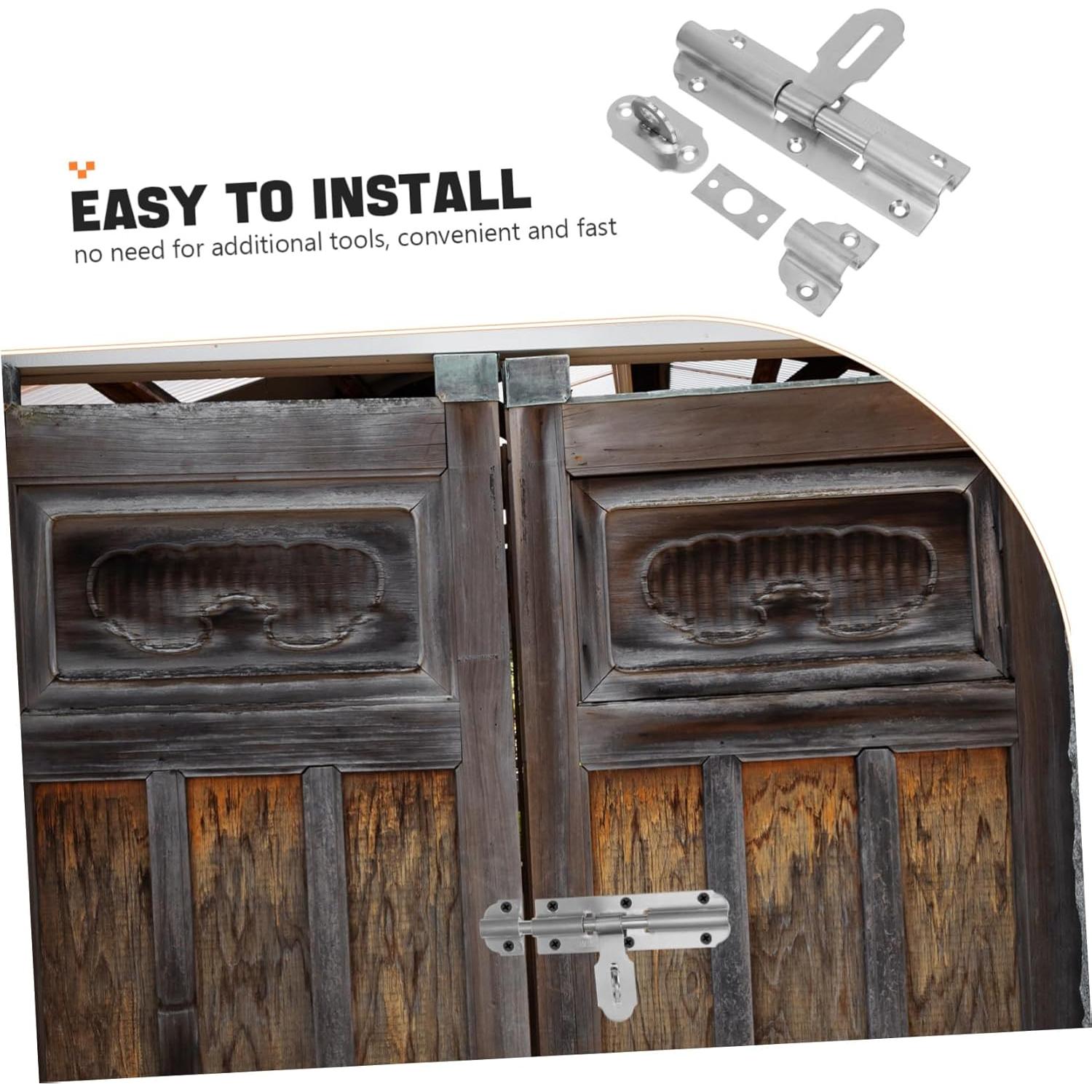 Cerradura de Deslizamiento TEHAUX Acero Inoxidable 18cm