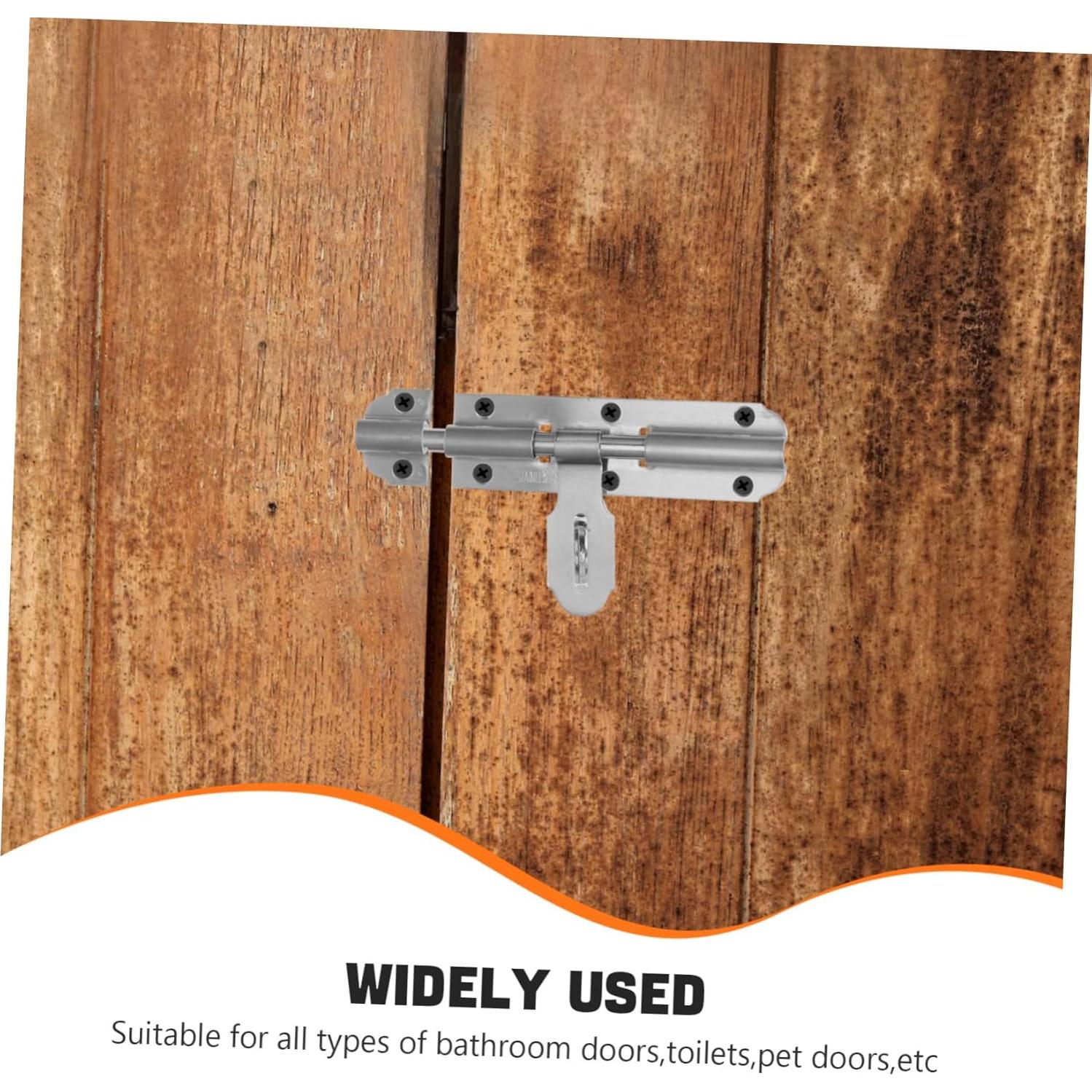 Cerradura de Deslizamiento TEHAUX Acero Inoxidable 18cm