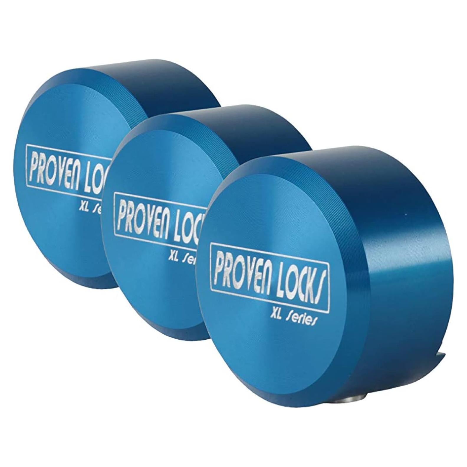 Conjunto de Cerraduras Puck-Lock Proven 400XL - 3 Unidades Azul