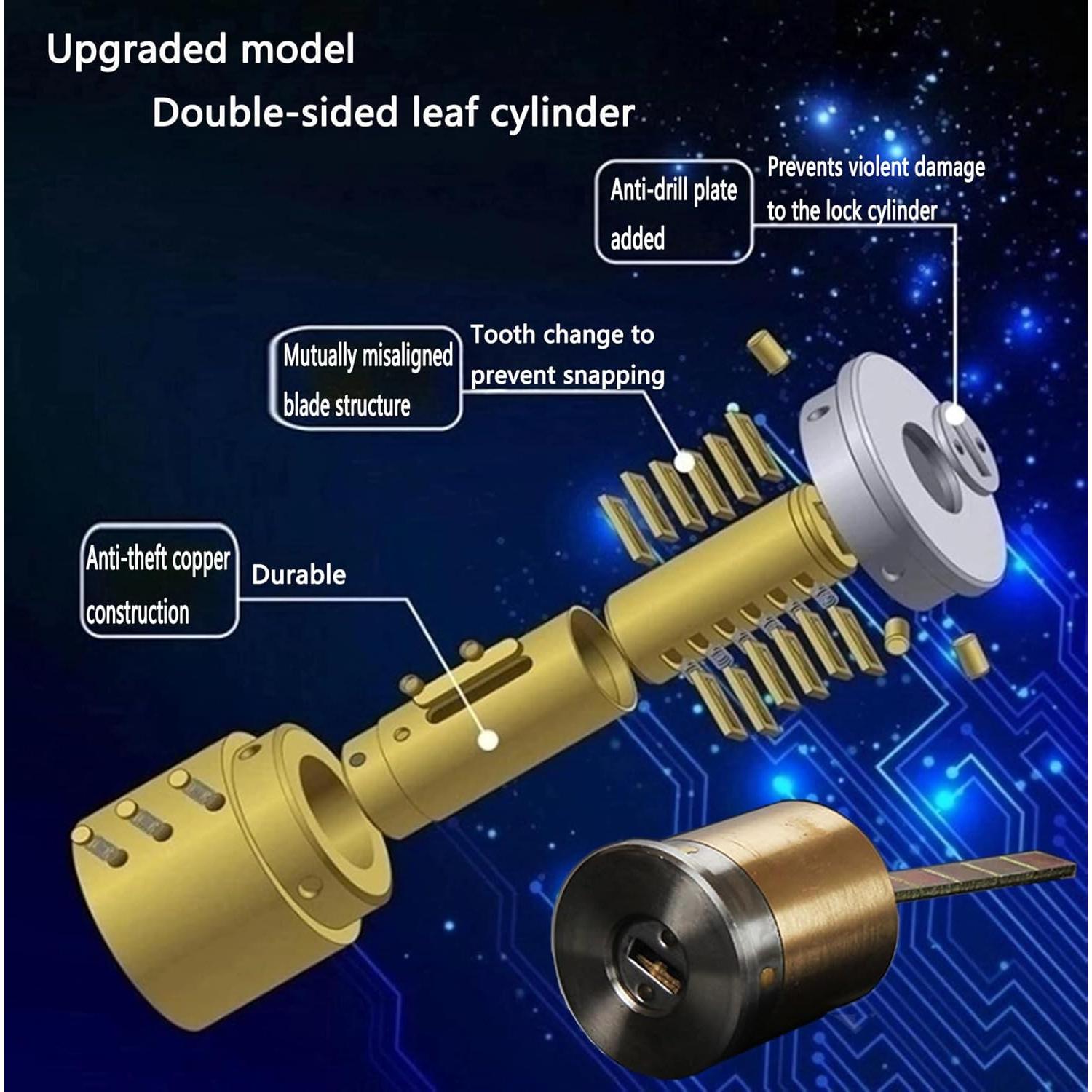 Cerradura de Pestillo Vertical FARFELLNY con Llave - 132x85mm