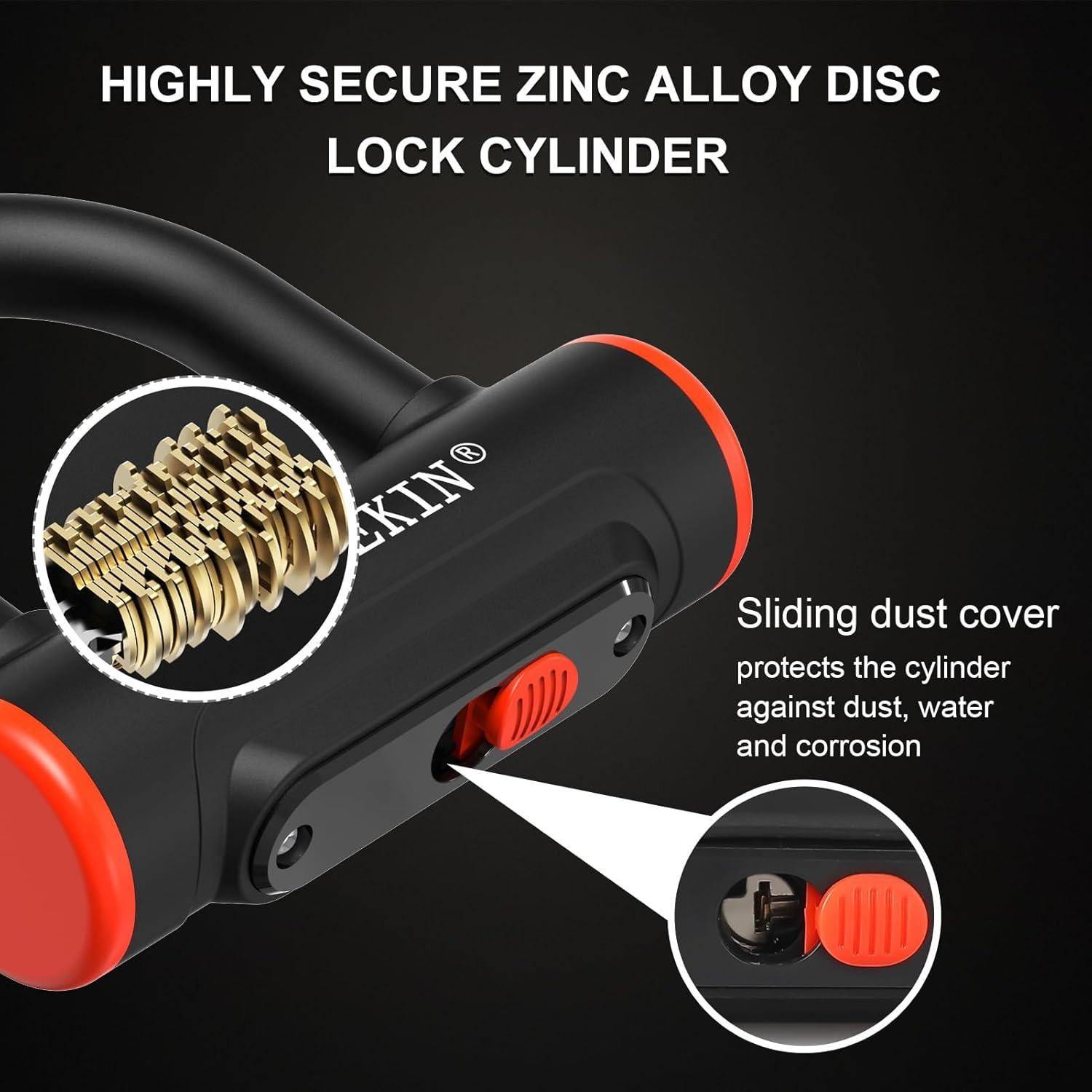 Candado de cadena INTEKIN 100cm 8mm alta seguridad anti robo