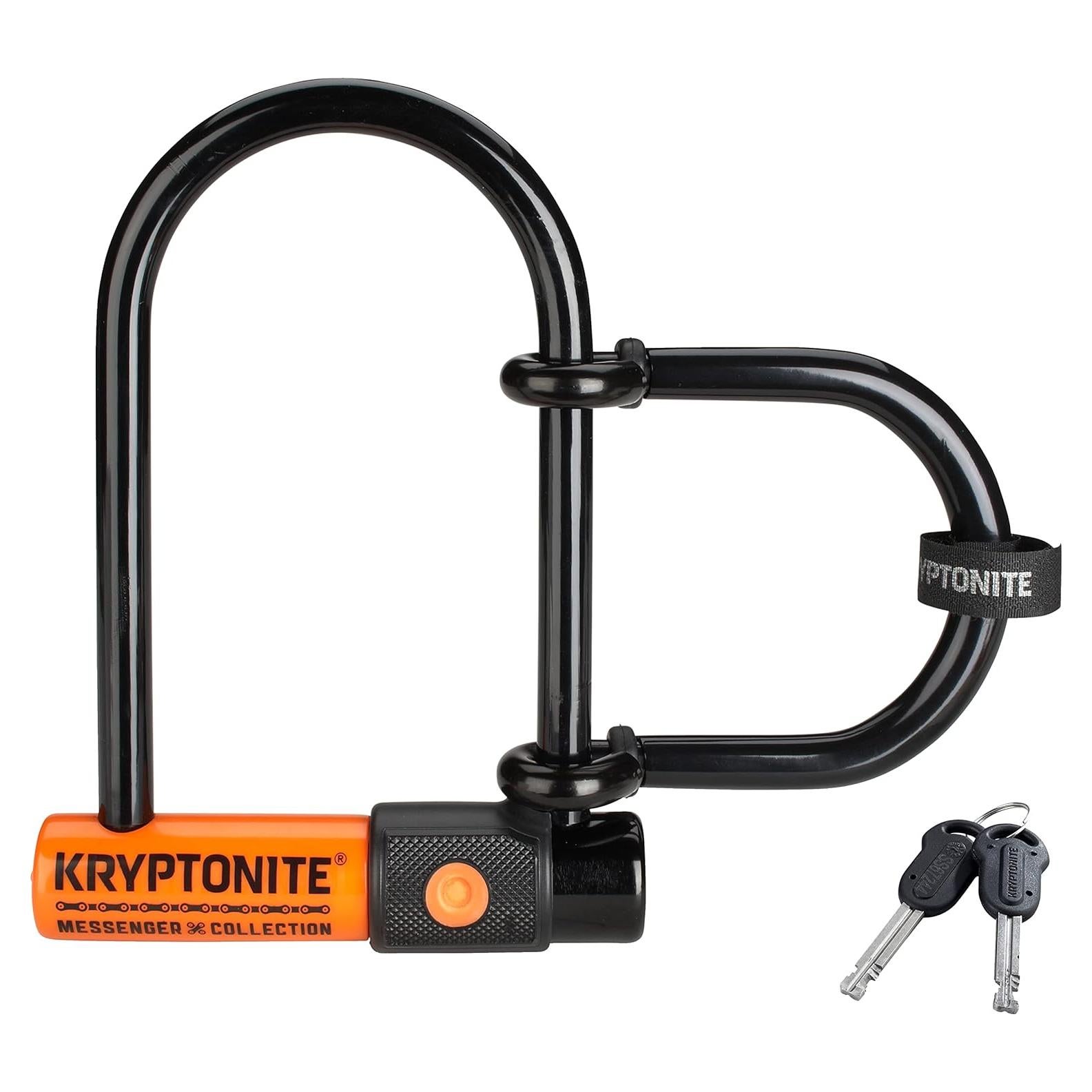 Candado U Mini Kryptonite Mensajero Antirrobo 11mm Acero