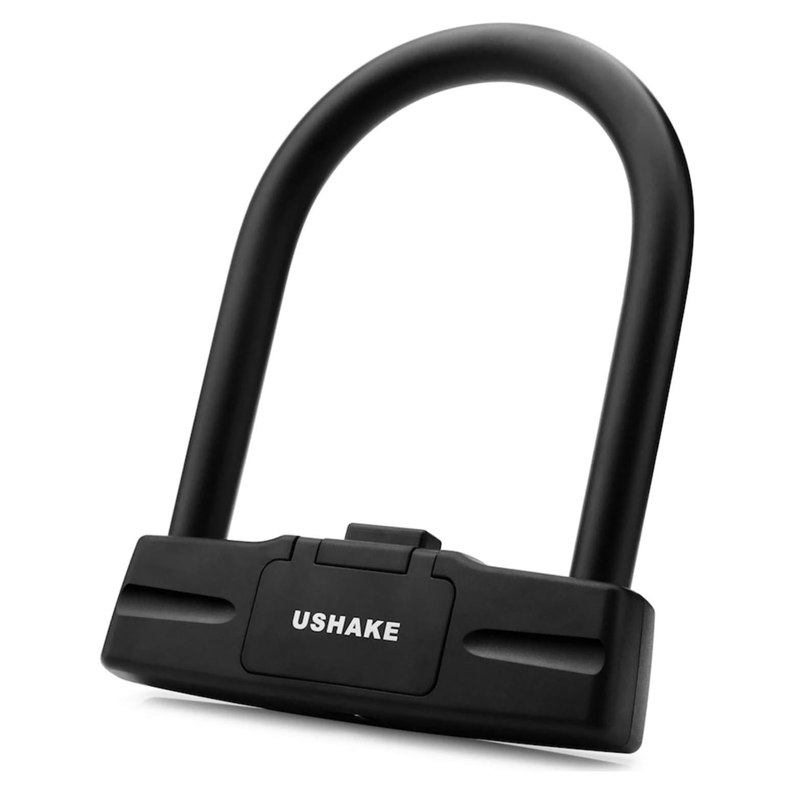 Candado en U USHAKE 14mm Combinación Antirrobo Negro