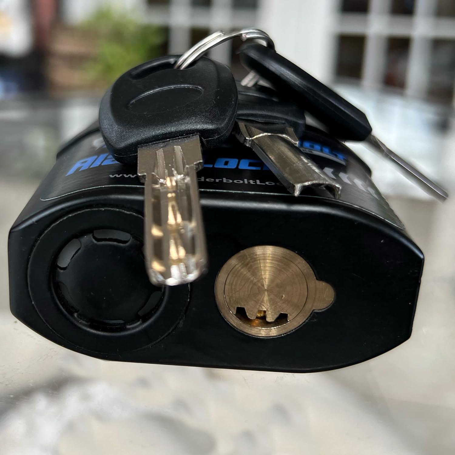 Candado de Alarma Thunderbolt 110dB Antirrobo Resistente