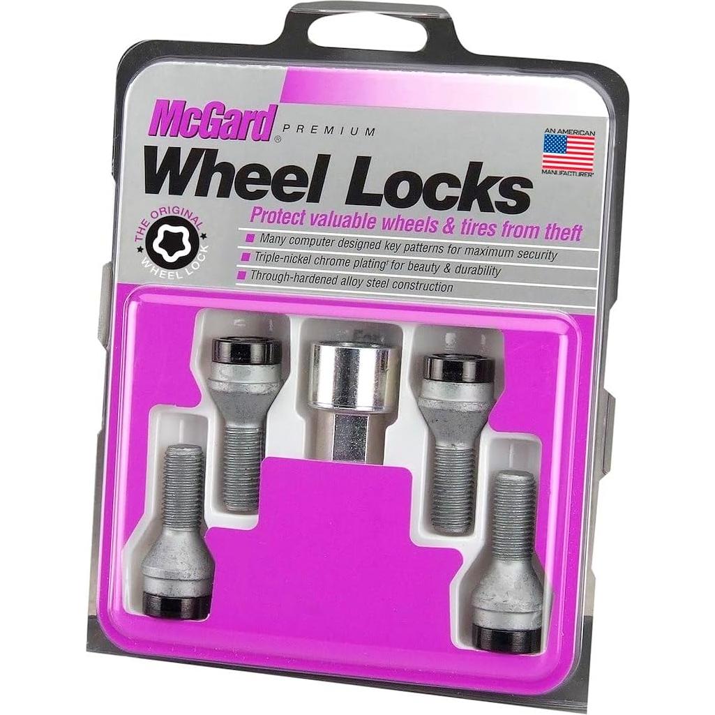 Cerraduras de Rueda McGard 27178 M12 x 1.5 Juego de 4