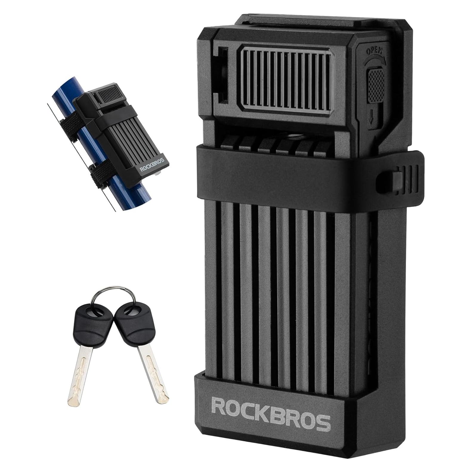 Candado Plegable Antirrobo ROCKBROS 0.7cm Alta Resistencia